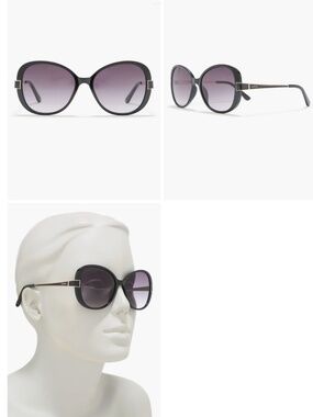 GUESS 55mm Oval Sunglasses